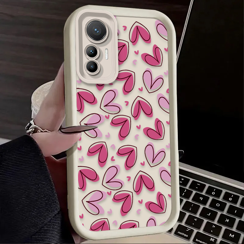 Cute Pink Love Heart Case for  - Phone Cases For Samsung S21 5G 리뷰 및 가격