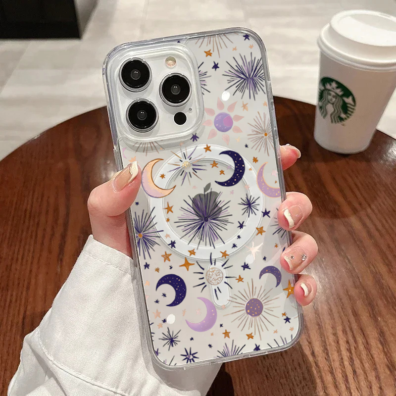 Romantic Sun Moon Stars Phone  - Phone Cases Iphone 15 Pro Max 리뷰 및 가격