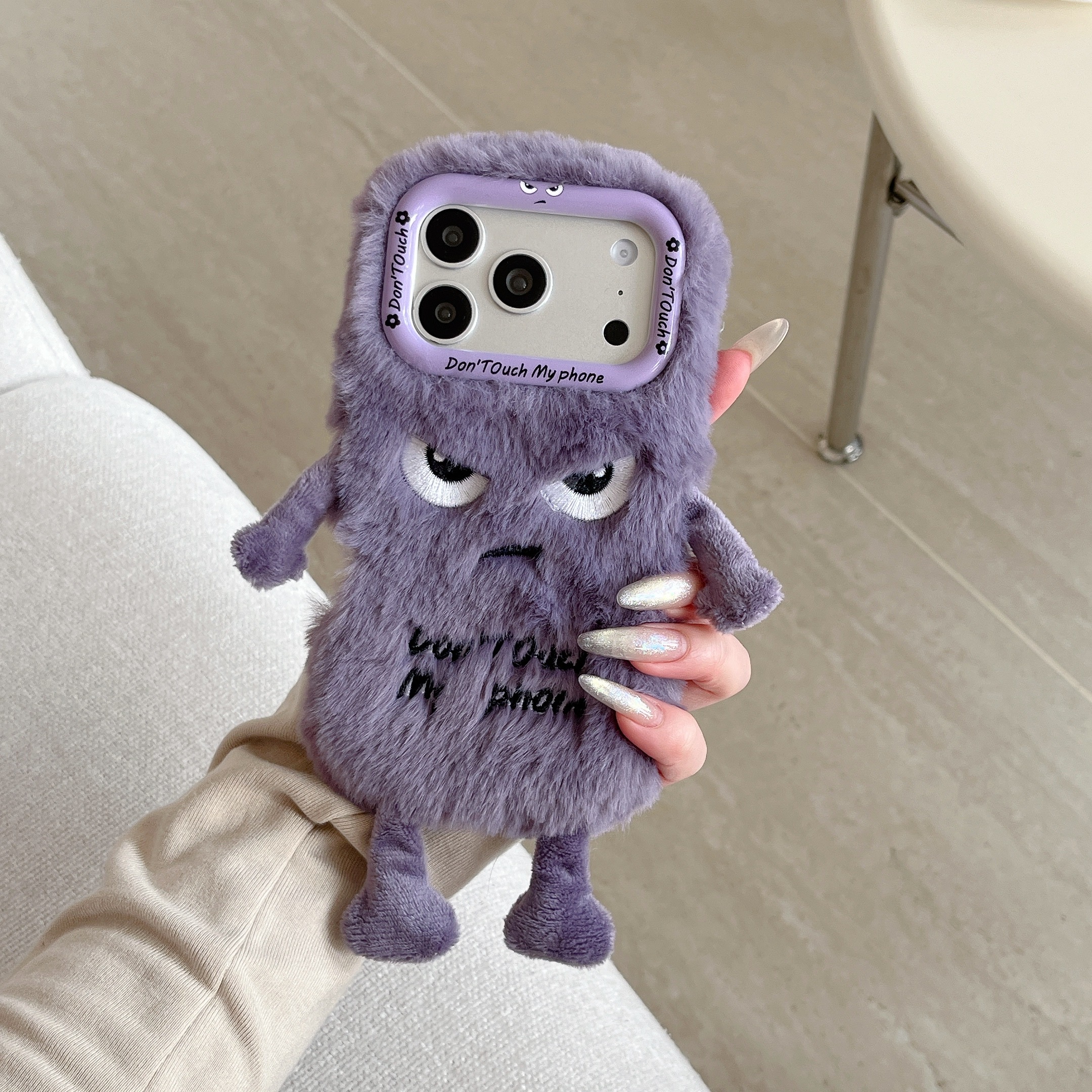 Cute Plush Phone Case with Qui - Phone Cases Cute 리뷰 및 가격