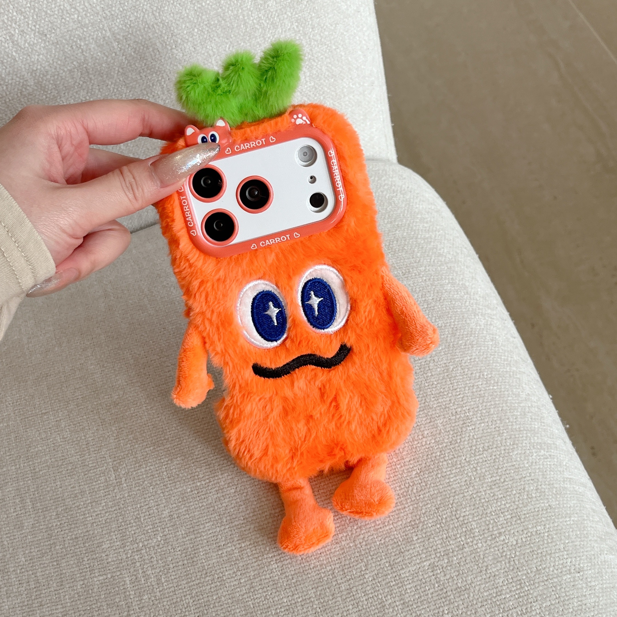 Cute Plush Phone Case with Qui - Phone Cases Cute 리뷰 및 가격