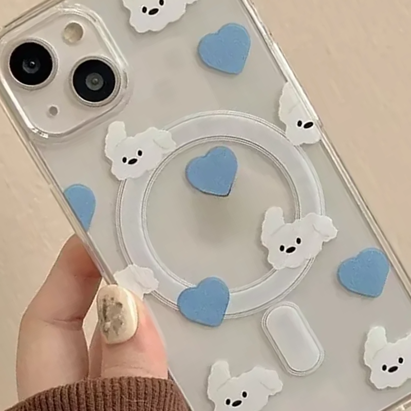 Heart Kawaii Puppy Ears Phone  - Phone Cases Kawaii 리뷰 및 가격