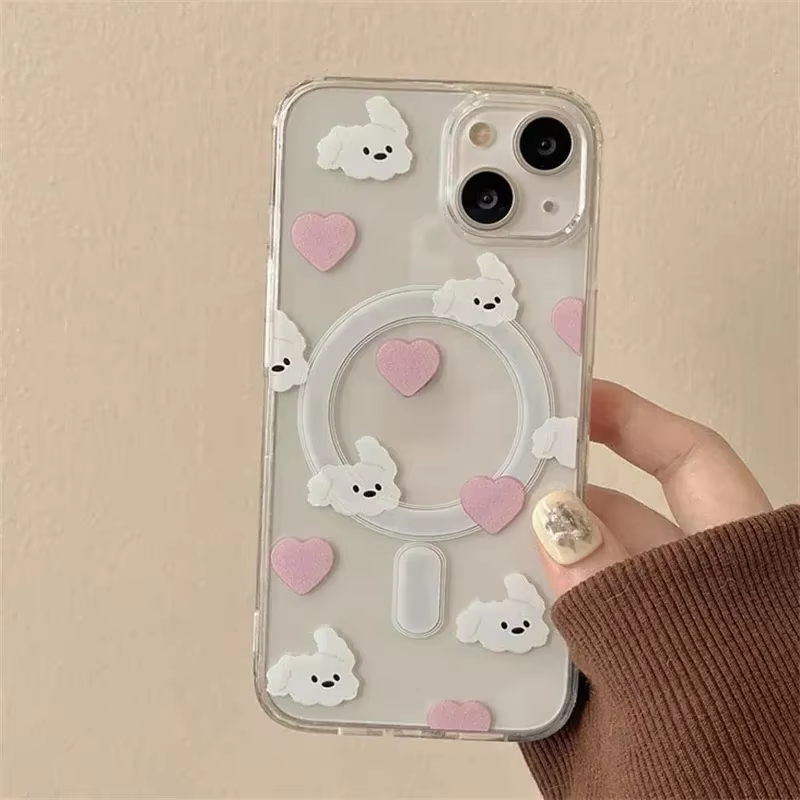 Heart Kawaii Puppy Ears Phone  - Phone Cases Kawaii 리뷰 및 가격