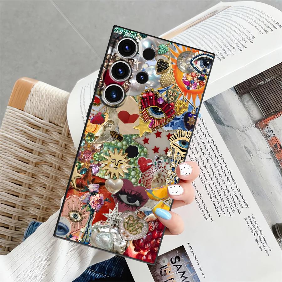 Simple Pattern Funda Phone Cov - Phone Cases Samsung S25 Ultra 리뷰 및 가격