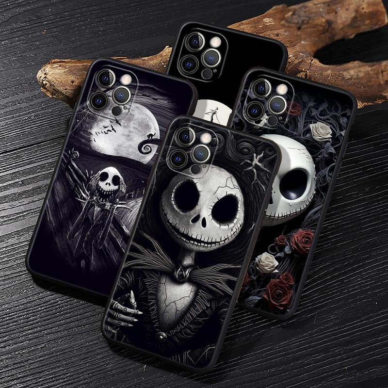 Jack Skellington Black Art Dis - Phone Cases Iphone 15 Pro Max 리뷰 및 가격