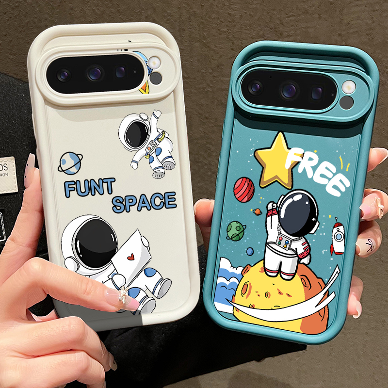 Cartoon Astronaut Print TPU Ph - Phone Cases Google Pixel 9 리뷰 및 가격
