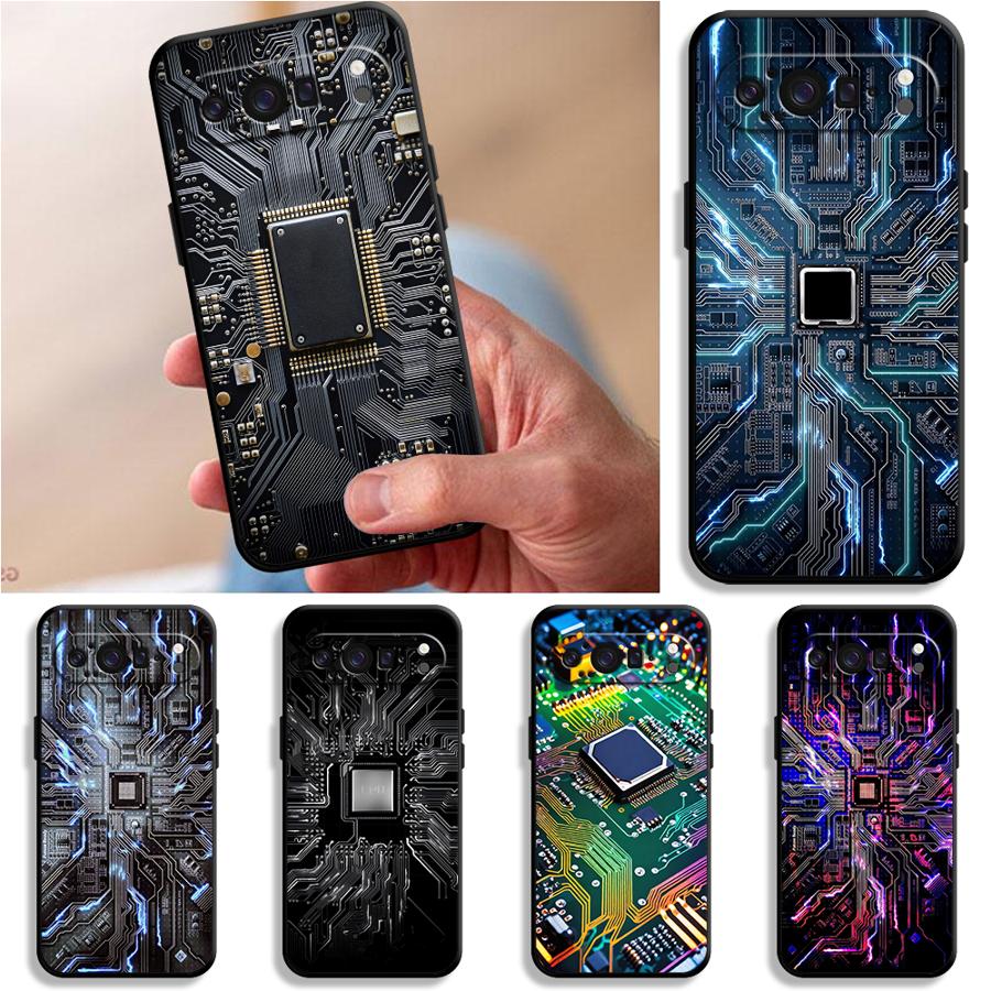 Retro Circuit Board Funda Phon - Phone Cases Google Pixel 9 리뷰 및 가격