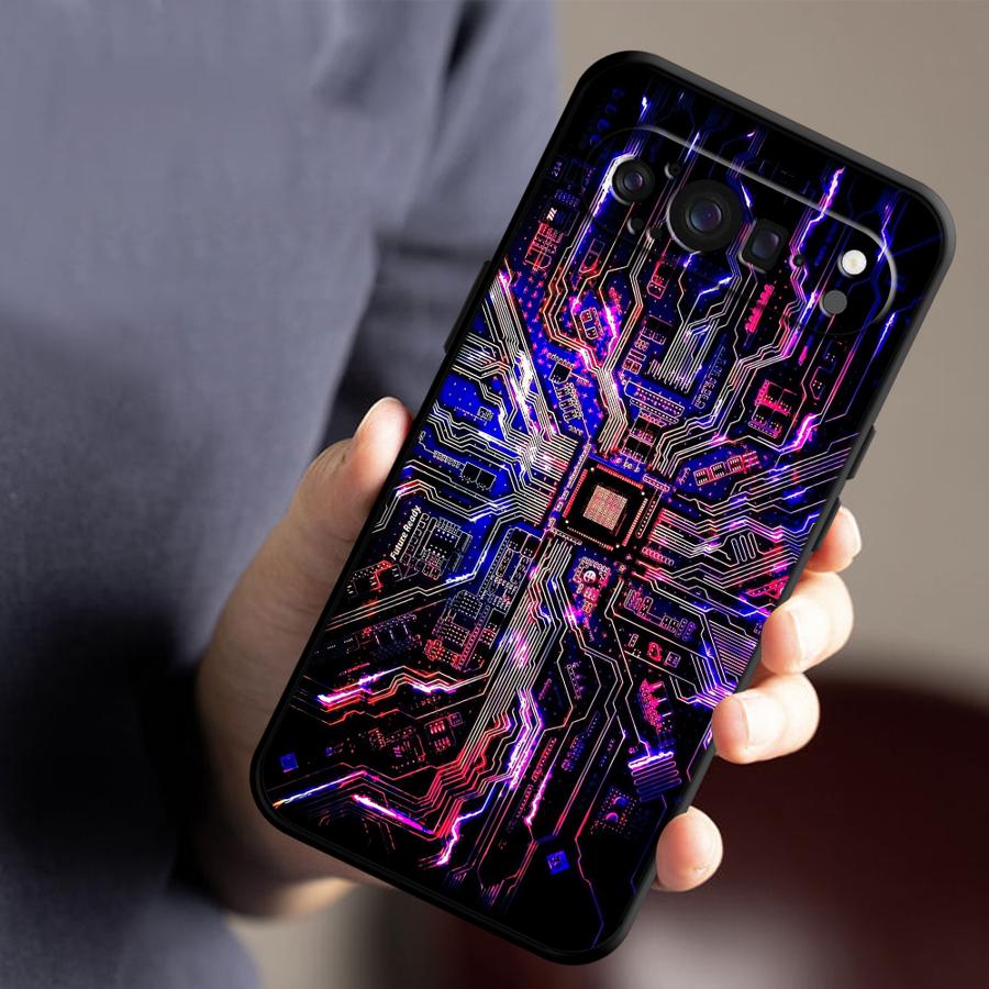 Retro Circuit Board Funda Phon - Phone Cases Google Pixel 9 리뷰 및 가격