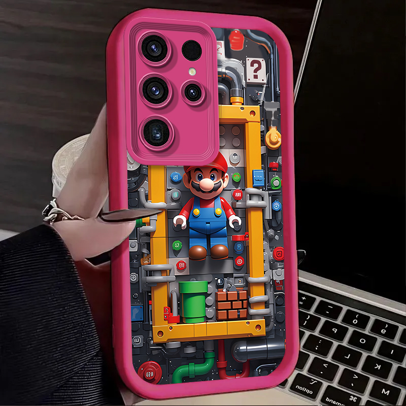 Toy Blocks M-Marios Phone Case - Phone Cases Samsung S25 Ultra 리뷰 및 가격