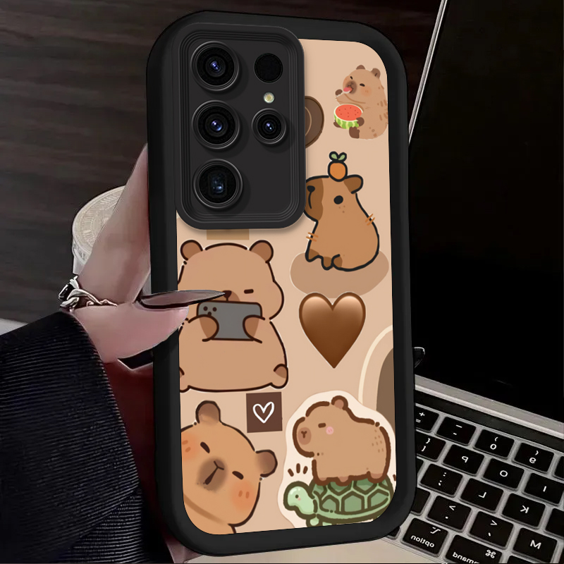 Cute Capybara Hamburger Phone  - Phone Cases For Samsung S21 5G 리뷰 및 가격